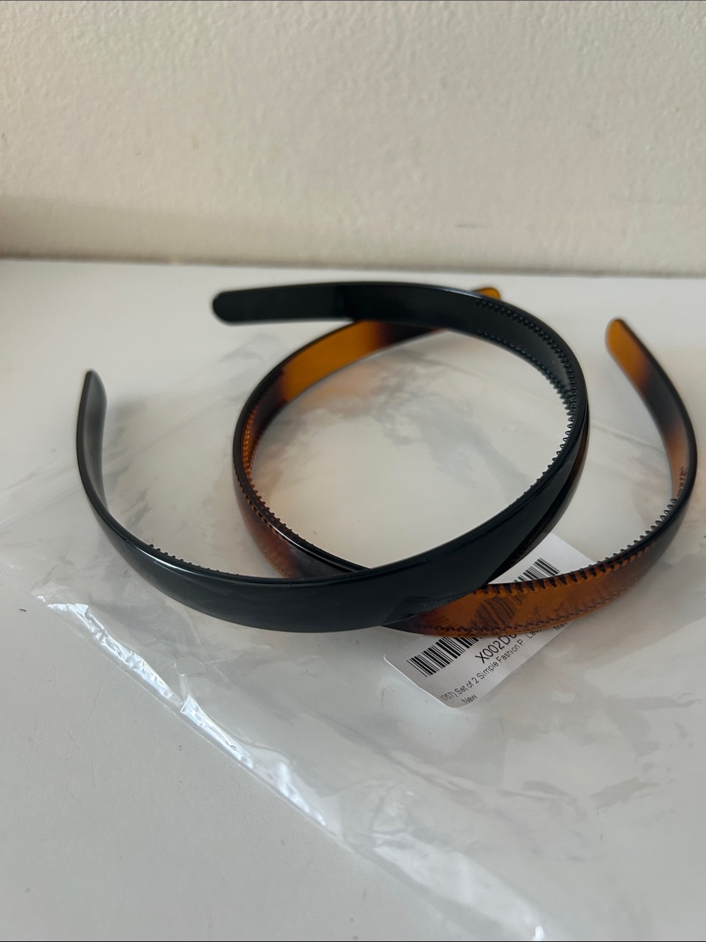 Classic Black and Tortoiseshell Fashion Headbands - Picture 2 of 5